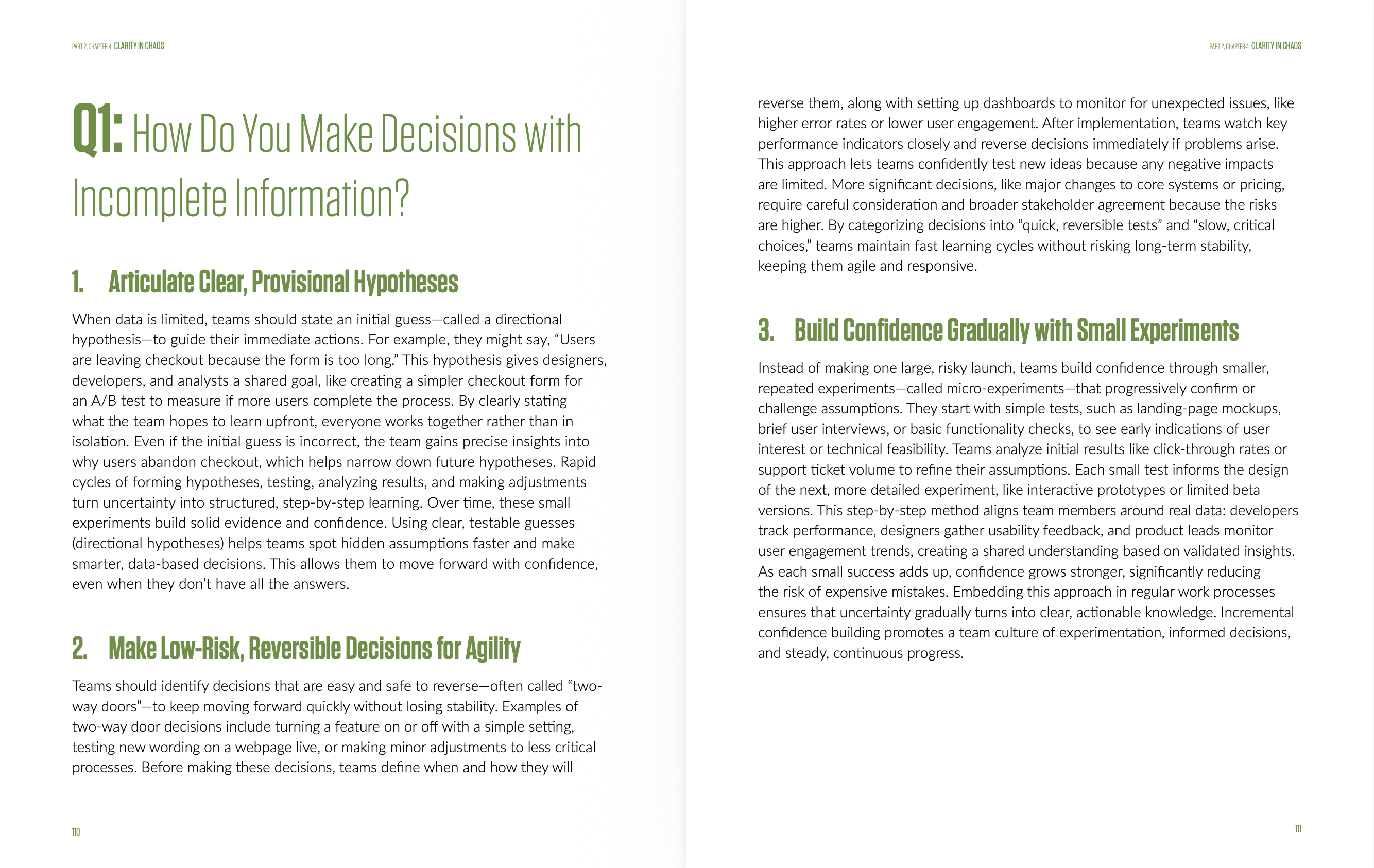 Chapter 4: Clarity In Chaos (Pages 110-111)