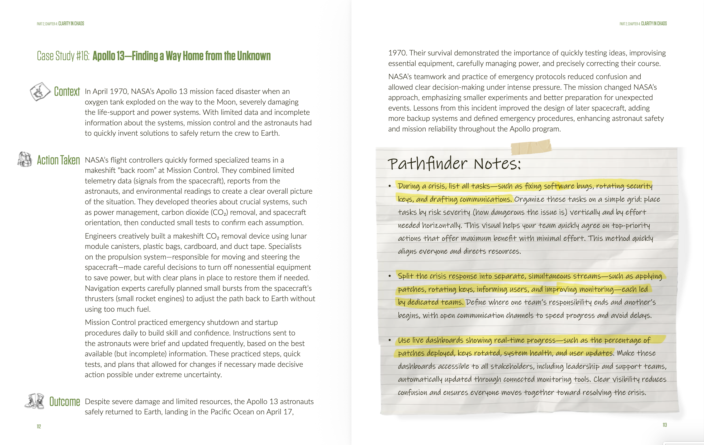 Chapter 4: Clarity In Chaos (Pages 112-113)