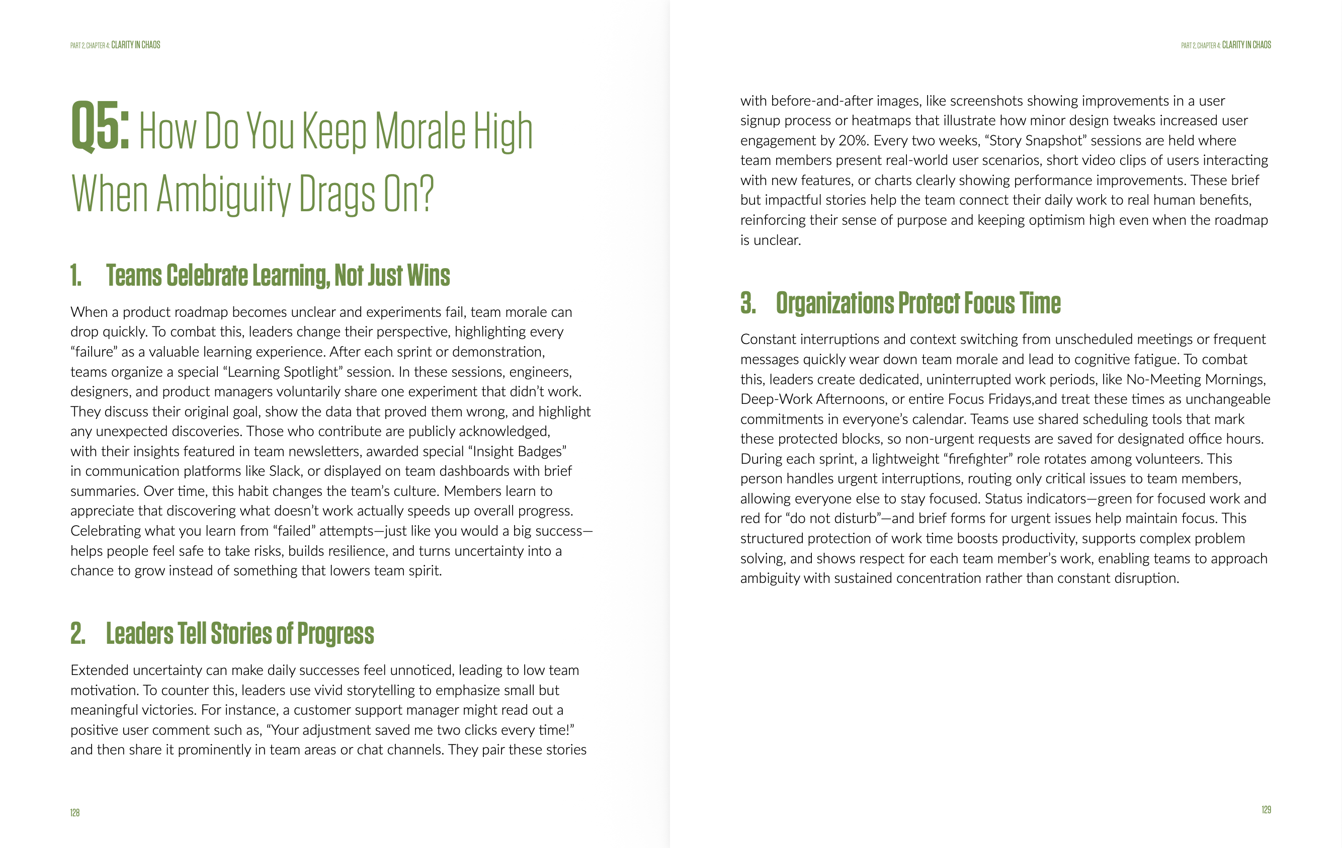 Chapter 4: Clarity In Chaos (Pages 128-129)